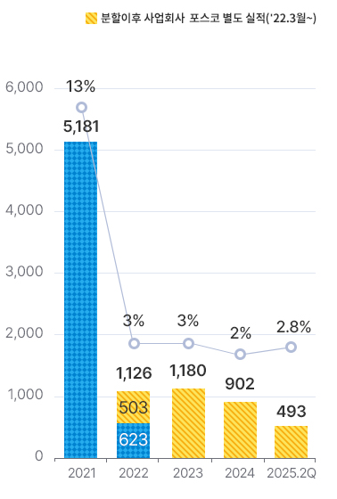 2021 5181,13%. 22 ȸ   (22 3 12)503 625. 2022   1126, 3%. 2023 1180, 3%. 2024 902, 2%. 2025-2Q 493, 2.8%